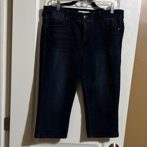 Angels Dark Blue Capris Pants